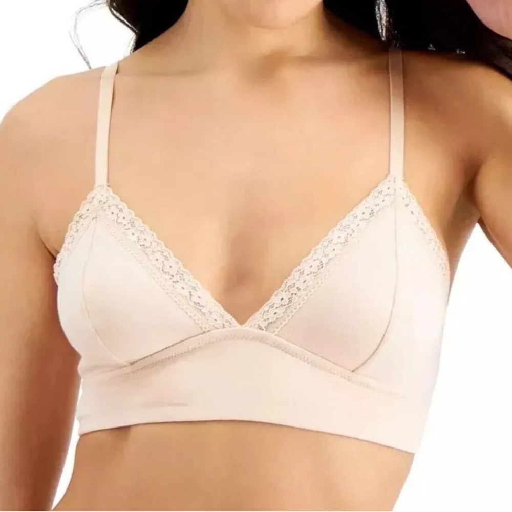 JENNI On Repeat Wide Lace Bralette Chai  xxl